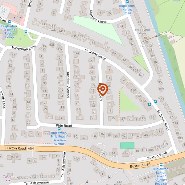 Map showing approximate location: 3, Leigh Road, Congleton, CW12 2EG