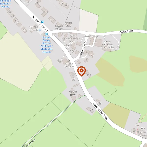 Map showing approximate location: 100, Buxton Old Road, Disley, SK12 2DJ