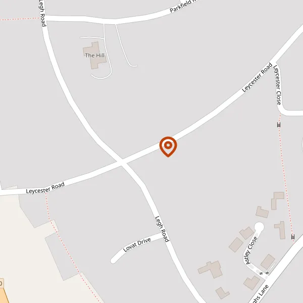 Map showing approximate location: Kirkbeck, 7, Leycester Road, Knutsford, WA16 8QR