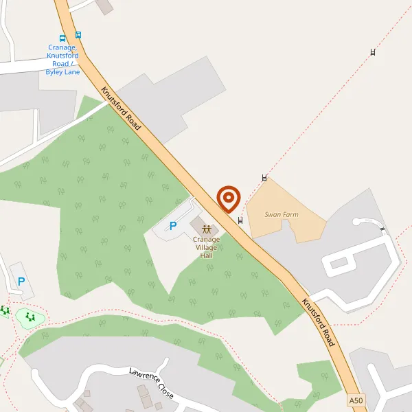 Map showing approximate location: Northgate, Knutsford Road, Cranage, Crewe, Cheshire, CW4 8EQ