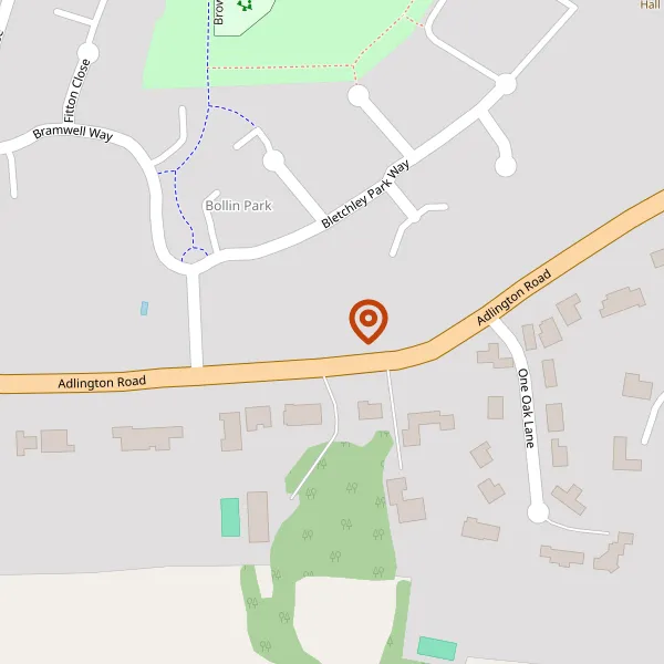 Map showing approximate location: Kitsview, 2, Rosegarth Place, Wilmslow, SK9 2TZ