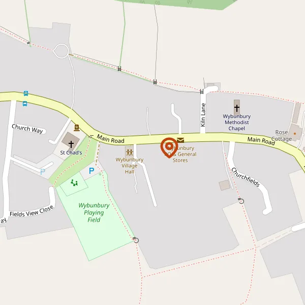 Map showing approximate location: 37-39, Main Road, Wybunbury, CW5 7LY