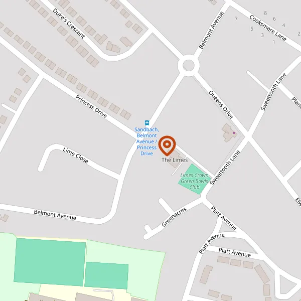 Map showing approximate location: 31, Belmont Avenue, Sandbach, CW11 1BT