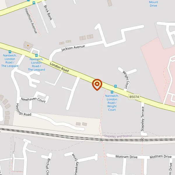 Map showing approximate location: The Hideaway, 64A, London Road, Nantwich, CW5 6LT