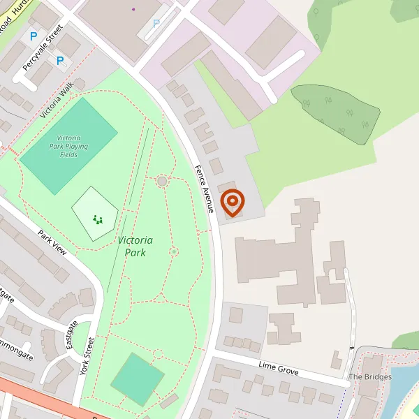 Map showing approximate location: Land Off Fence Avenue, Macclesfield, Cheshire