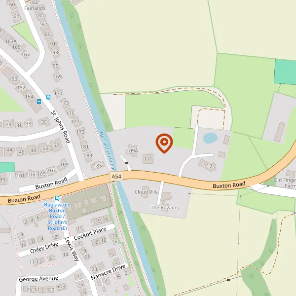 Map showing approximate location: Tall Ash Farm, 112, Buxton Road, Congleton, Cheshire, CW12 2DY