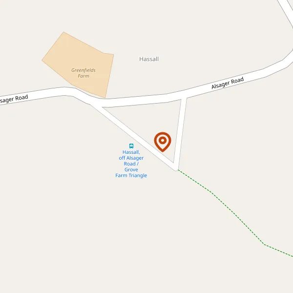 Map showing approximate location: Hassall Hall Farm, Dunnocksfold Lane, Hassall, CW11 4SB