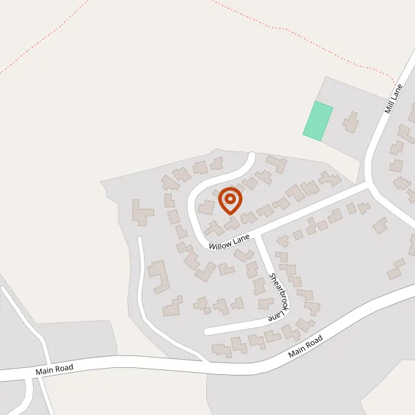 Map showing approximate location: 18, Willow Lane, Goostrey, Crewe, Cheshire, CW4 8PP