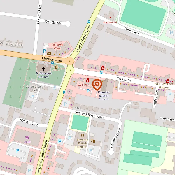 Map showing approximate location: Land At Birch Trees Farm, Coppice Road, Poynton, Stockport, Cheshire, SK12 1SP