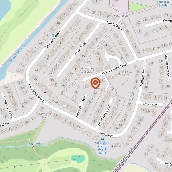 Map showing approximate location: 42, Astbury Lane Ends, Congleton, CW12 3AY