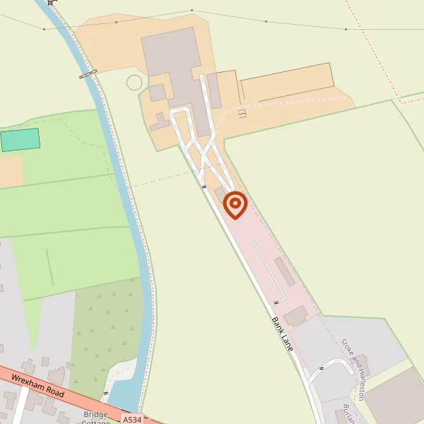 Map showing approximate location: Bank Farm, Bank Lane, Burland, CW5 8LT