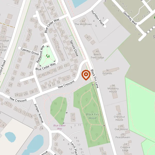 Map showing approximate location: 9, Yew Crescent, Somerford, CW12 4ZG