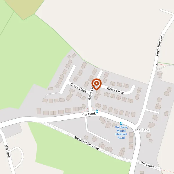 Map showing approximate location: 55, Grays Close, Scholar Green, Stoke-On-Trent, Cheshire, ST7 3LU