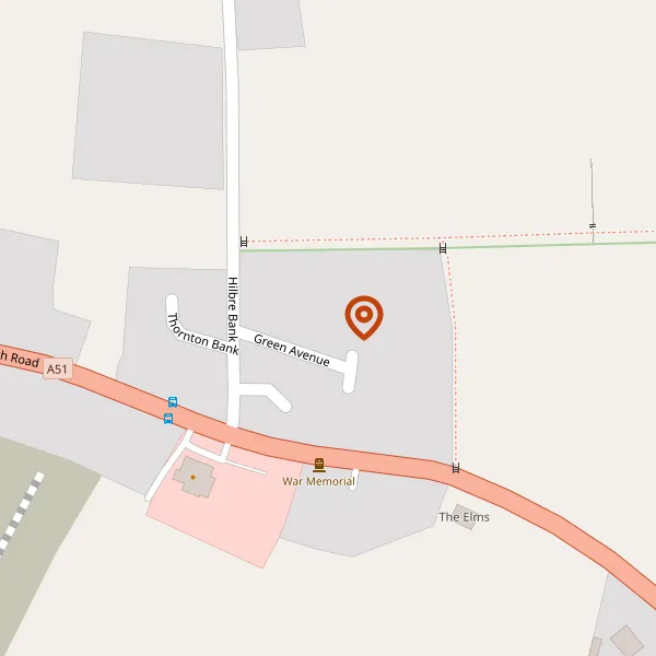 Map showing approximate location: 4, Green Avenue, Alpraham, CW6 9LP