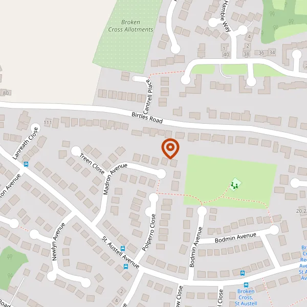 Map showing approximate location: 31, Madron Avenue, Macclesfield, Cheshire, SK10 3PW