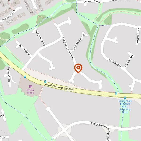 Map showing approximate location: 2, Leighton View, Leighton, Cheshire East, CW1 3YT