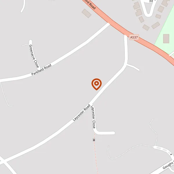 Map showing approximate location: Legh Court, 21, Leycester Road, Knutsford, Cheshire, WA16 8QR