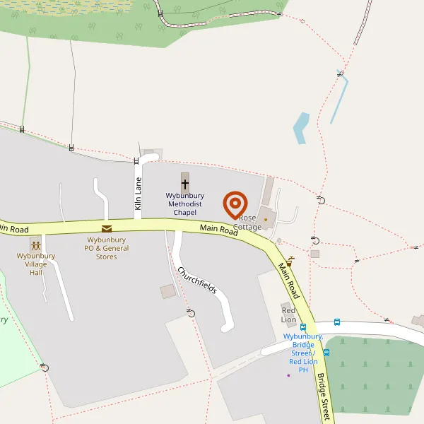 Map showing approximate location: 19, Main Road, Wybunbury, Cheshire, CW5 7NA