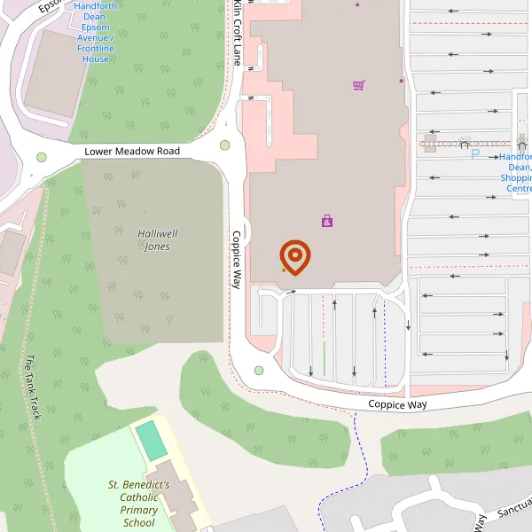 Map showing approximate location: Marks And Spencer Plc, Coppice Way, Handforth, Cheshire, SK9 3PB