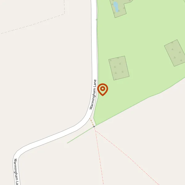 Map showing approximate location: Land Off Warmingham Lane, Warmingham Lane, Crewe, Moston, CW11 3PS